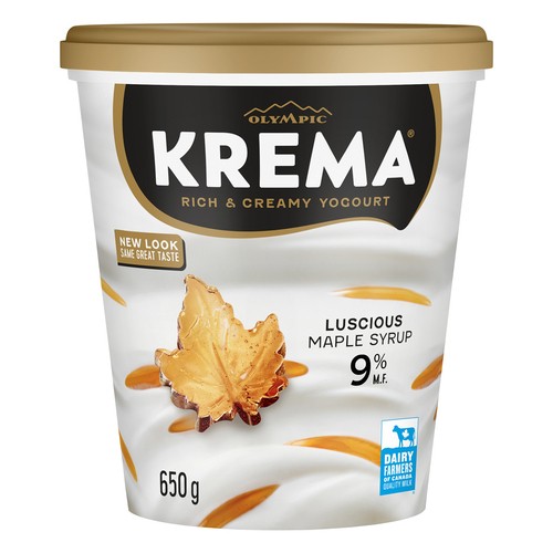 Olympic Krema 9% Yogurt Maple Syrup 650 g