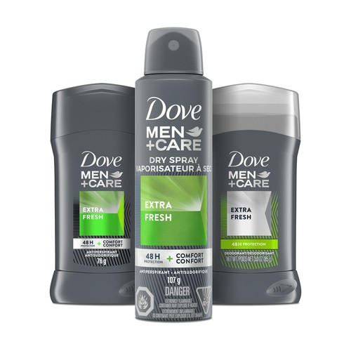 Dove Men+Care Aluminum-Free Deodorant Stick For Men Extra Fresh 85 g