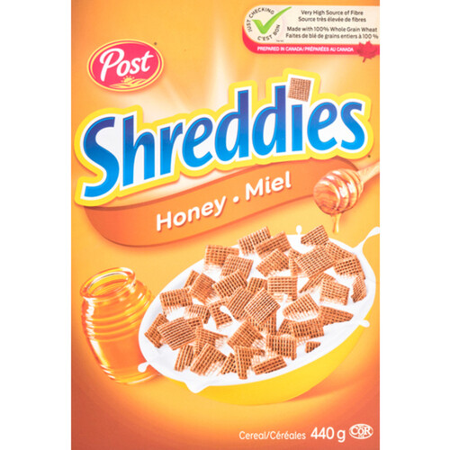 Post Shreddies Cereal Honey 440 g 