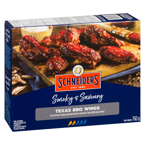 Schneiders Frozen Chicken Wings Texas BBQ 750 g