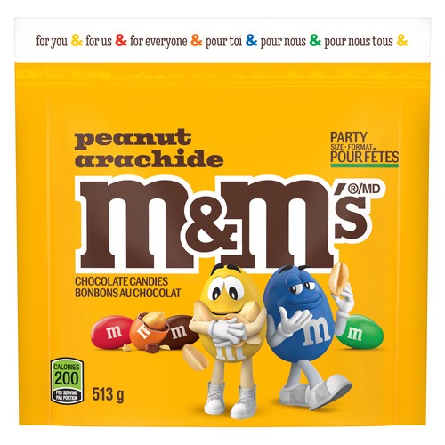 Mars Canada M&M's Peanut Chocolate 513 g