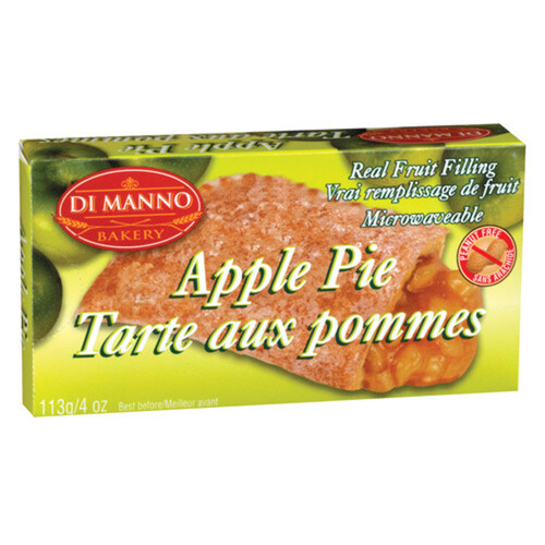 Di Manno Bakery Real Fruit Filling Pie Apple 113 g (frozen)