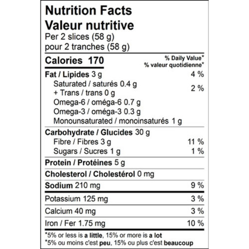 Natural Bakery Ltd. 6 Grain Bread 700 g