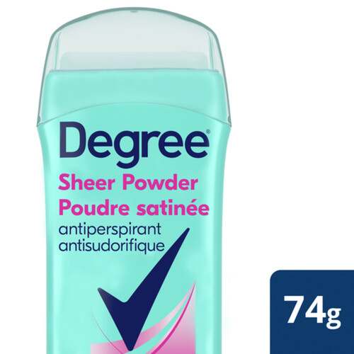 Degree Antiperspirant Stick Sheer Powder For 48 Hour Sweat Protection 74 g