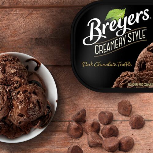 Breyers Kosher Certified Creamery Style Light Ice Cream Dark Chocolate