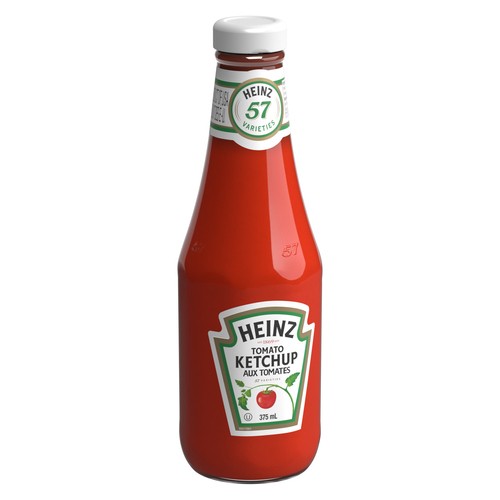 Heinz Tomato Ketchup Glass Bottle 375 ml