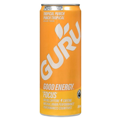 Guru Organic Energy Drink Guayusa 355 ml (can)