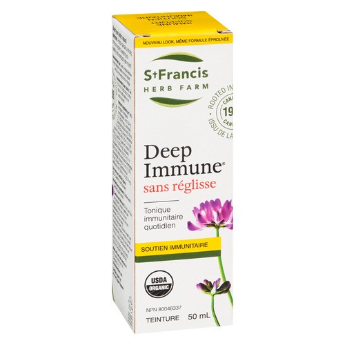 St. Francis Herb Farm Tincture Licorice Free Deep Immune 50 ml