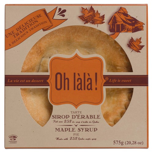 Oh La La Pie Maple Syrup 575 g (frozen)