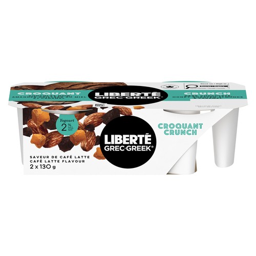 Liberte Crunch Cafe Latte Greek Yogurt 260 g