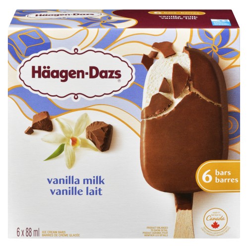 Haagen-Dazs Ice Cream Bars Vanilla Milk 528 ml