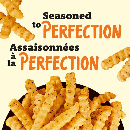 McCain Frozen Superfries Crinkle Cut Rosemary & Garlic 650 g