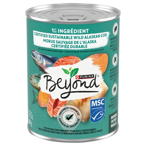 Beyond Ground Entre Wet Dog Food Alaskan Cod Salmon & Sweet Potato Recipe 368 g