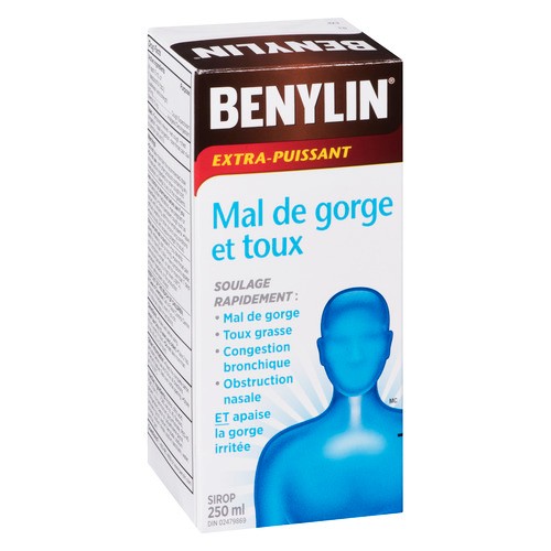 Benylin Sore Throat Cough Syrup 250 ml