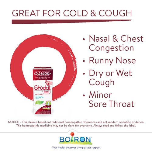 Boiron Stodal Children Multi-Symptom Cold & Cough Syrup 125 ml
