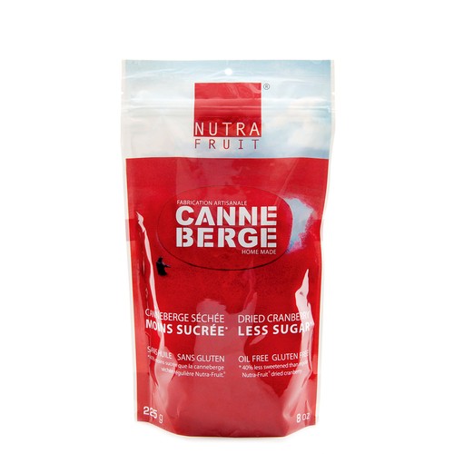 Nutra Fruits Gluten-Free Dried Cranberries 40% Less Sugar 225 g