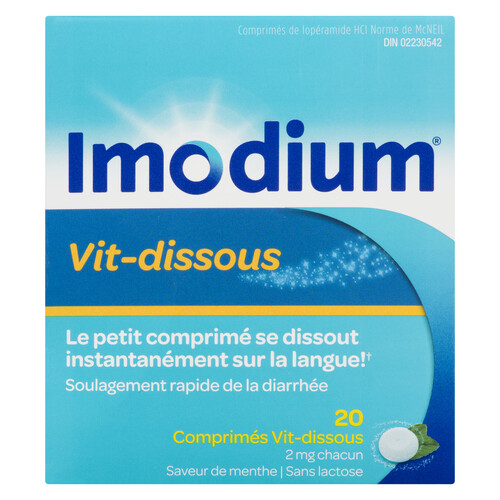 Imodium Anti-Diarrhea Quick Dissolve Tablets 20 EA