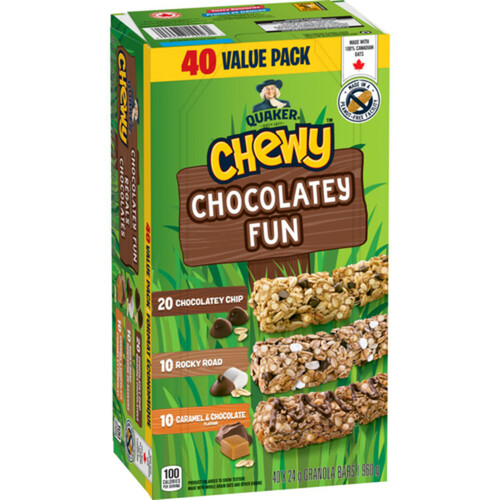 Quaker Granola Bar Chocolatey Fun 960 g