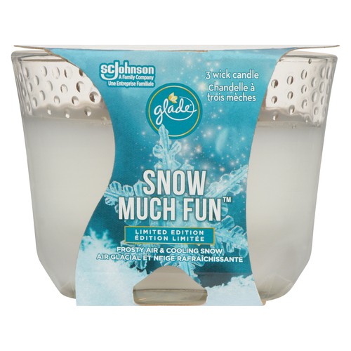 Glade Triple Wick Candle Snow Much Fun 1 Pack