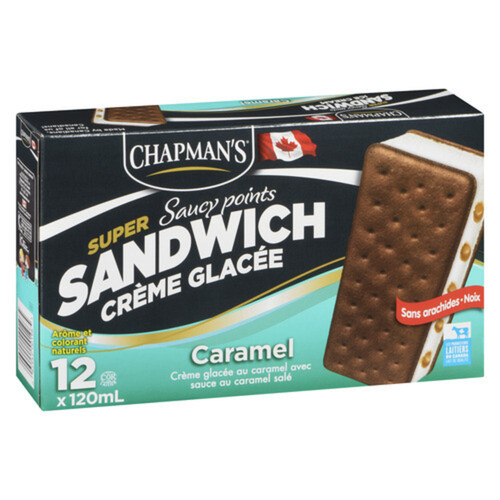 Chapman's Saucy Super Sandwich Caramel 12 x 120 ml