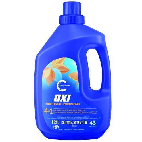 Compliments Liquid Laundry Detergent Oxi Fresh Scent 1.92 L