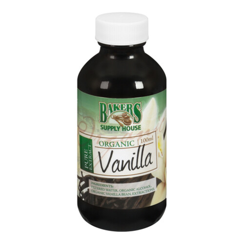 Baker's Supply House Organic Pure Extract Vanilla 100 ml