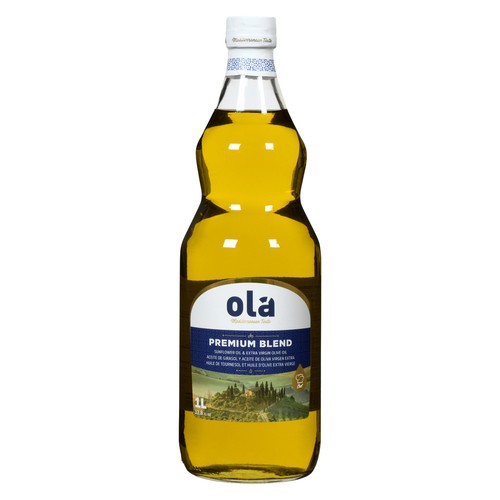Ola de oro オラデオロ 7ft Ola Premium Blend Oil Sunflower Oil & Extra Virgin Olive Oil 1 L