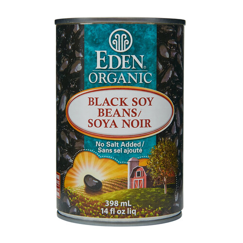 Eden Organic Black Soy Beans No Salt Added 398 ml