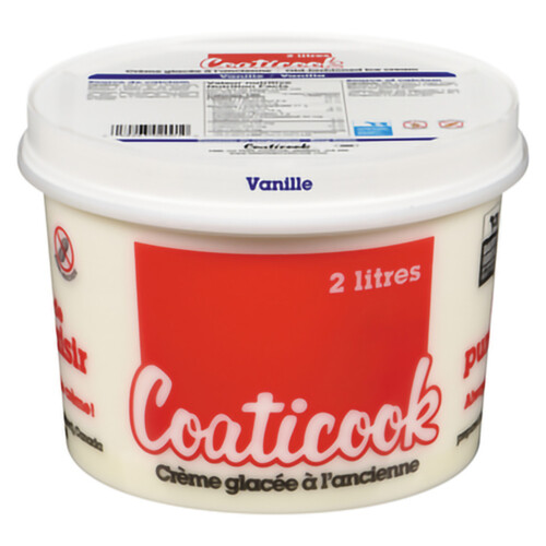 Coaticook Gluten-Free Ice Cream Vanilla 2 L