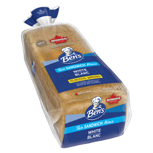 Ben's White Sandwich Bread Xtra Soft Thin Slice 675 g