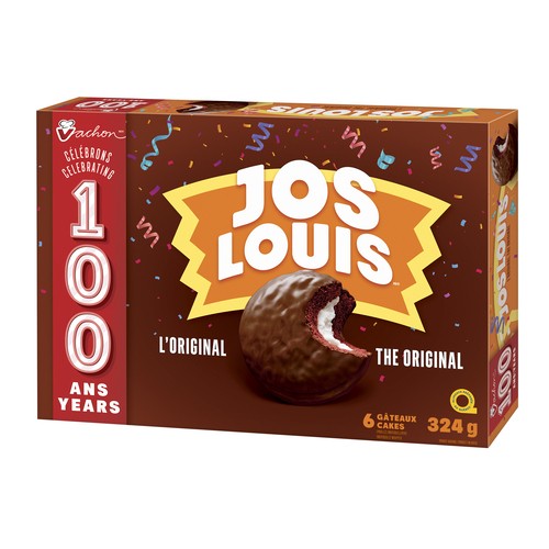 Vachon Jos Louis Cakes Snack The Original 6 Pack 324 g 