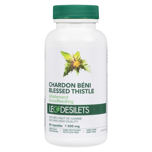 Léo Désilets Blessed Thistle Breastfeeding 1500 mg Capsules 60 Count