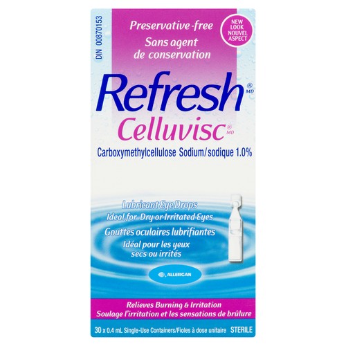 Allergan Celluvisc Lubricant Eye Drops 30 x 0.4 ml