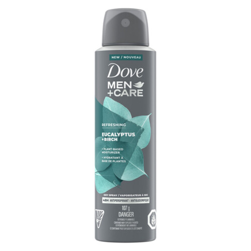 Dove Men+Care Antiperspirant Dry Spray Eucalyptus + Birch 107 g