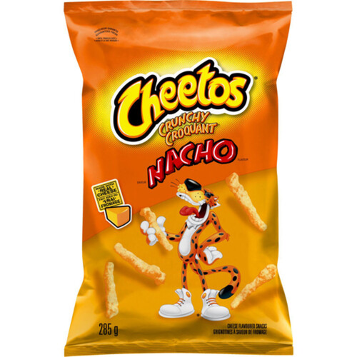 Cheetos Crunchy Snacks Nacho Cheese Flavoured 285 g