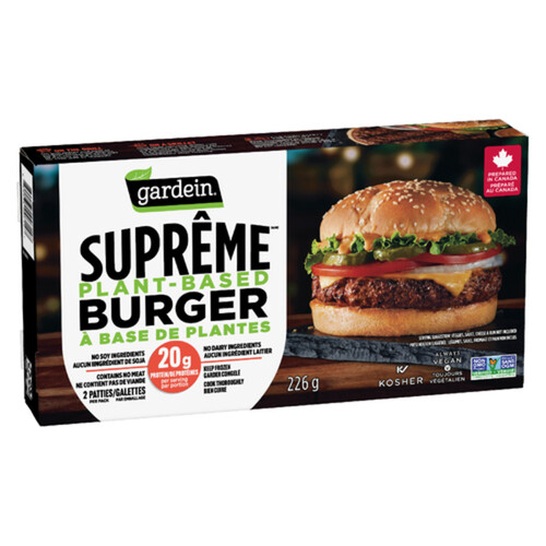Gardein Plant-Based Burger Supreme 226 g (frozen)