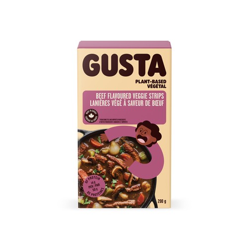 Gusta Plant-Based Beefless Strips 200 g