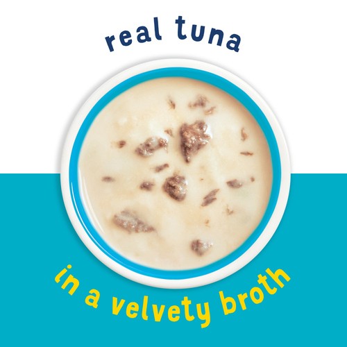 Friskies Lil' Soups Cat Food In Velvety Chicken Broth Tuna 34 g