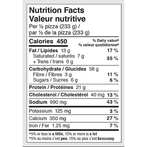 Judy G Gluten-Free Frozen Pizza Ham & Pineapple 465 g