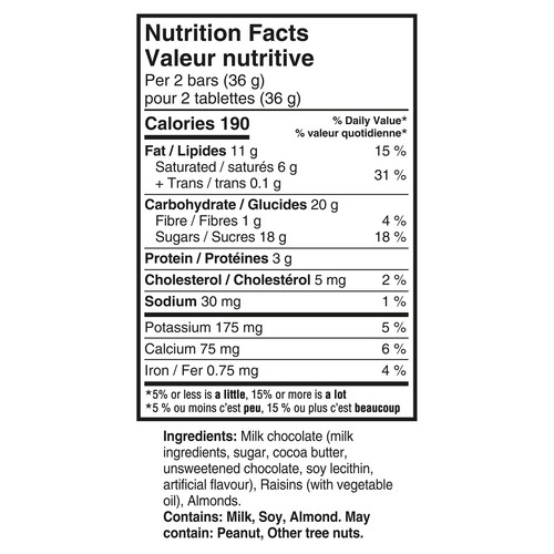 Cadbury Dairy Milk Mini Bars Fruit & Nut Bag Of 8 X 18 g 144 g