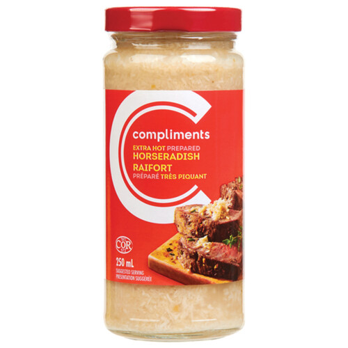 Compliments Prepared Horseradish Extra Hot 250 ml
