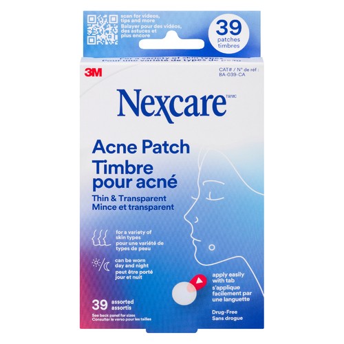 Nexcare Acne Patch Thin & Transparent 1 Pack