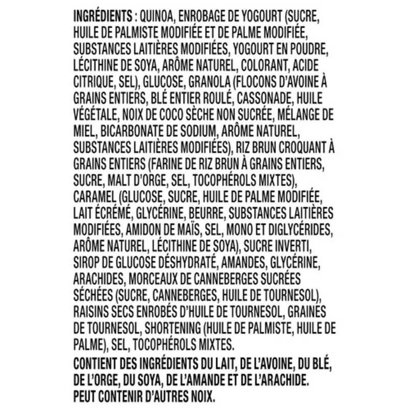 Quaker Quinoa Granola Bars Yogurt Fruit & Nut 5 Pack 175 g Voilà