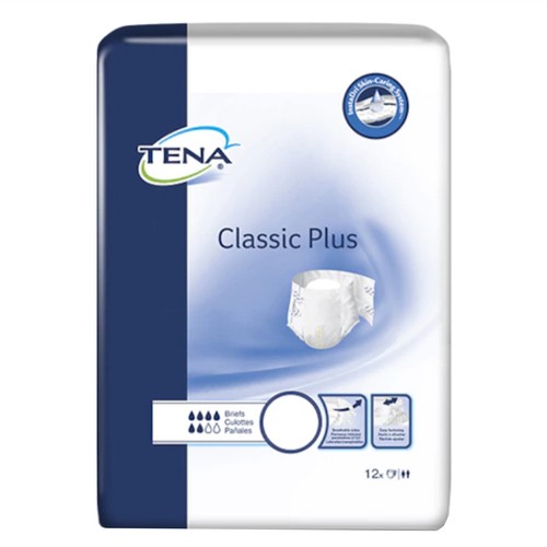 Tena Classic Plus Briefs Large 12 EA 