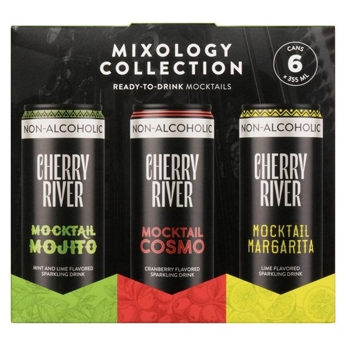 Cherry River Non Alcoholic Mocktail Mixology Collection 6 x 355 ml (cans)