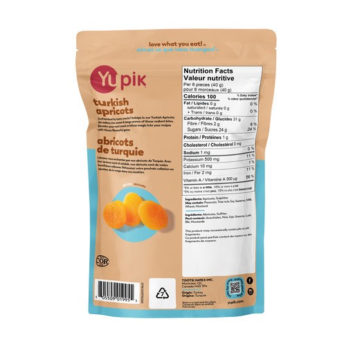 Yupik Turkish Apricots Tart & Sweet 200 g