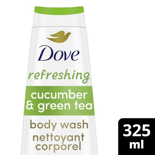Dove Refreshing Body Wash Cucumber & Green Tea For Healthy-Looking Skin 325 ml