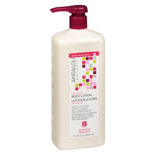 Andalou Naturals Body Lotion 1000 Roses 946 ml