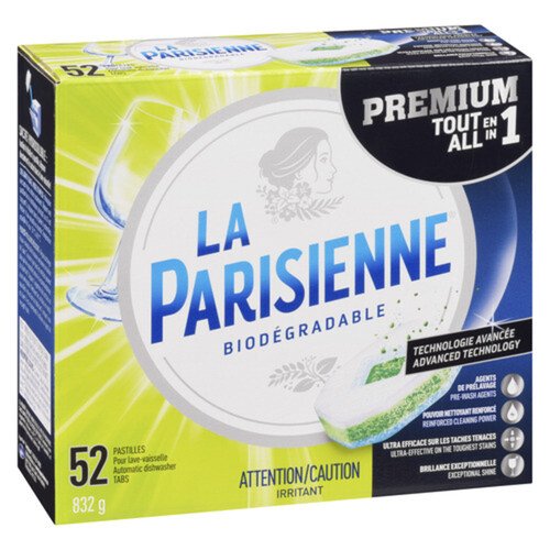 La Parisienne Dishwasher Tablets Premium 52 Tabs