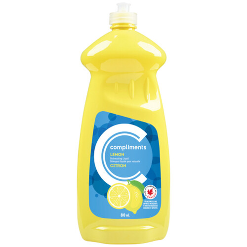 Compliments Dishwashing Liquid Lemon 800 ml